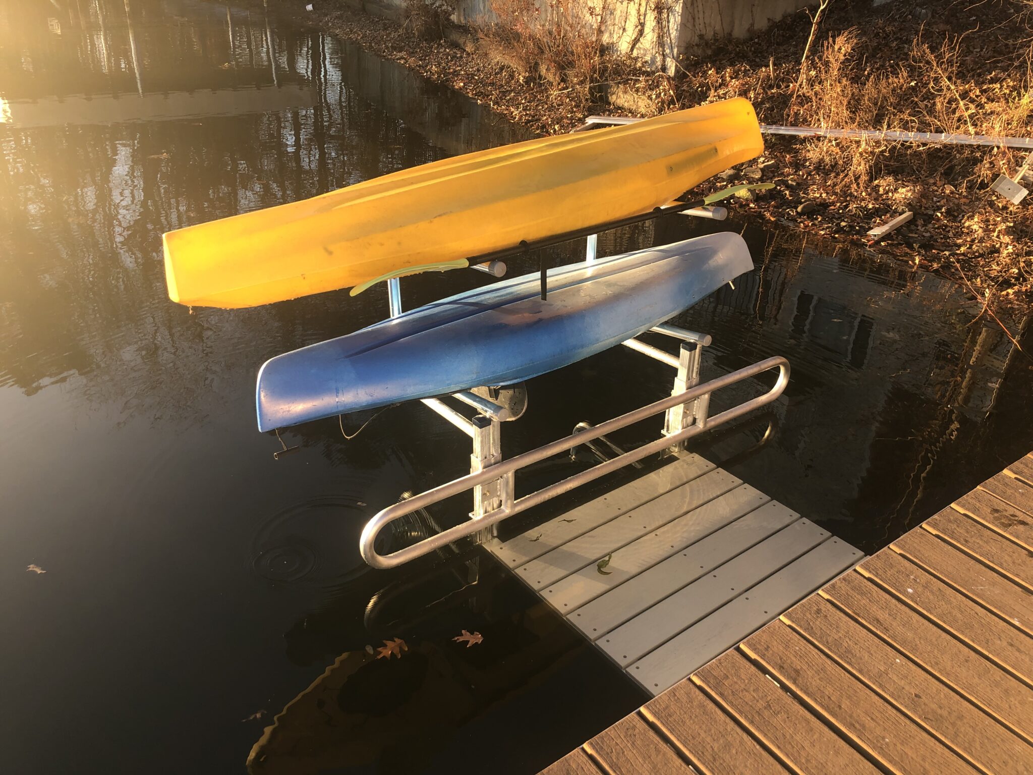 Kayak Rack Shore Side Docks